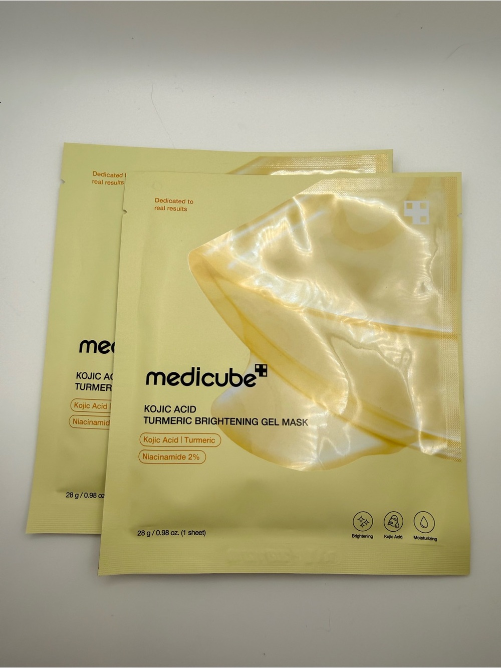 Medicube Kojic Acid Turmeric Brightening Gel Mask (2 pack)